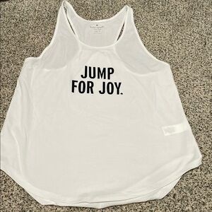Kate Spade White Tank Top - Jump For Joy